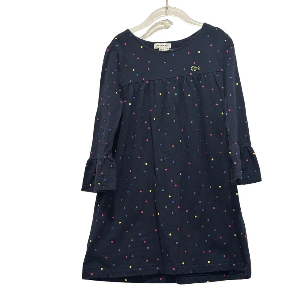 Lacoste girls’ polka dot dress